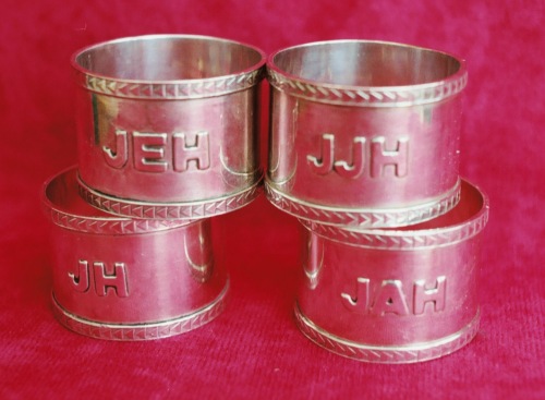 Napkin rings set